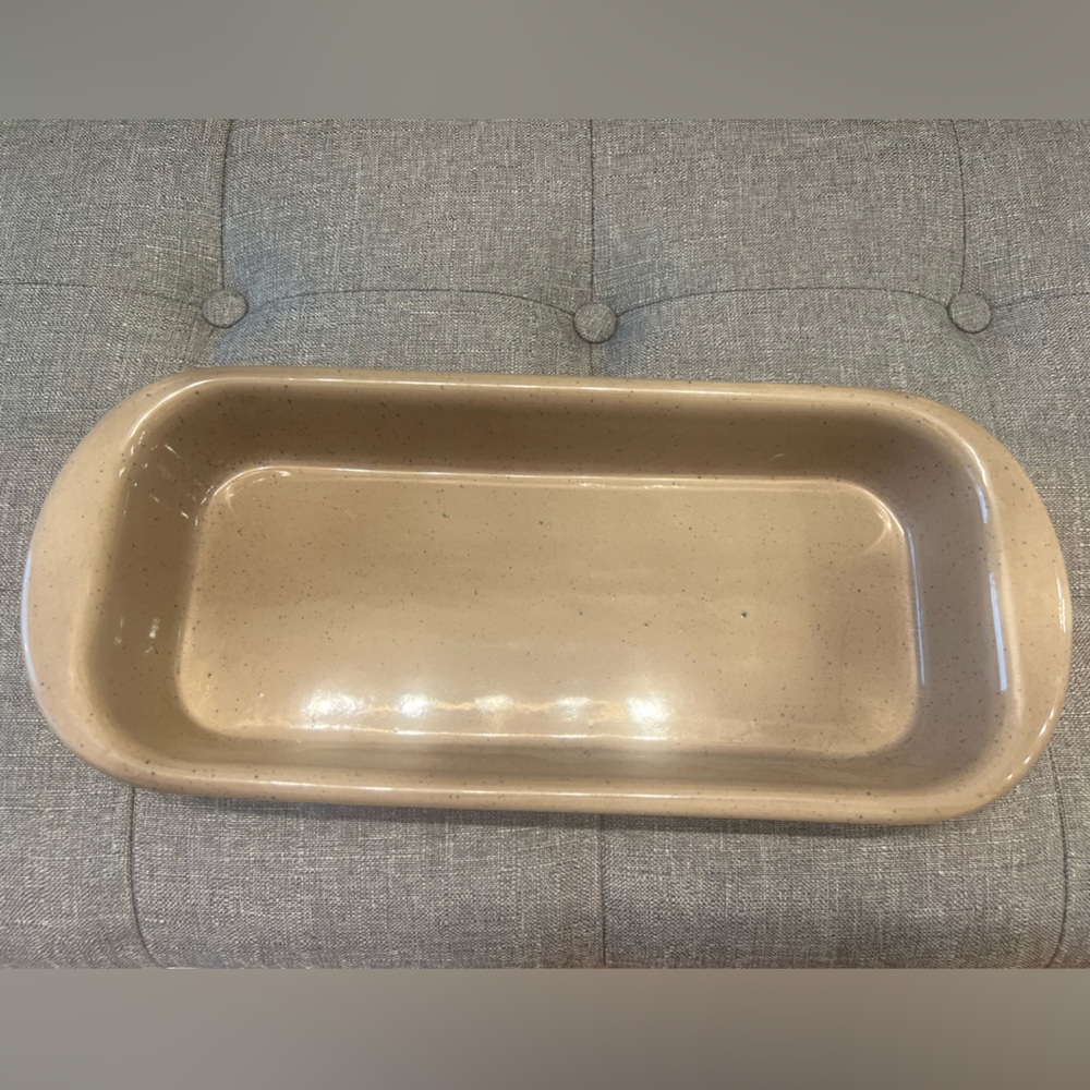 Bennington Potters Vermont 6 x 14.5 Inch handled Rectangular Baker